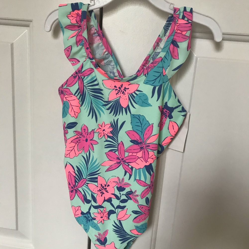 NWT toddler girl swim dress. Size 5t